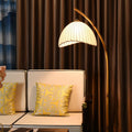 Bamboo Pole Floor Lamp 1-Light Retro Zen Design-Lighting > Floor Lamps-casanuva-Warm Light (3000K)-100V-120V-casanuva
