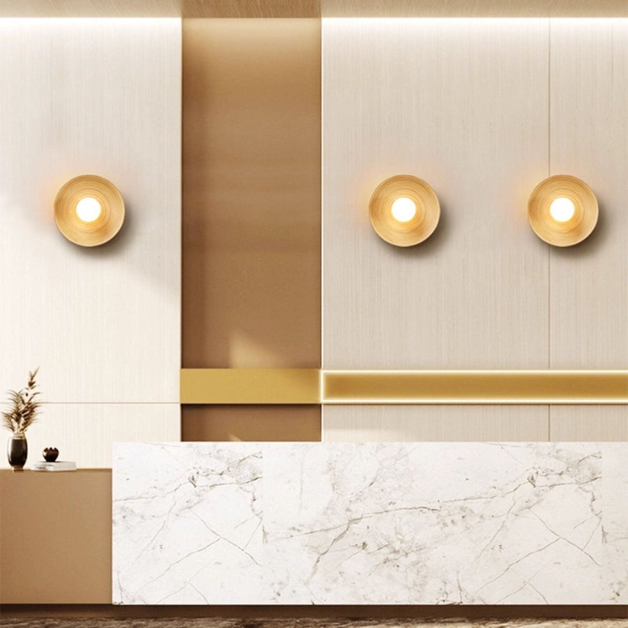 Bamboo Wall Sconce Natural Wood Light Fixture-Lighting > Wall Lights-casanuva-casanuva
