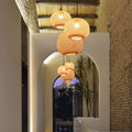 Bamboo Weaving Round Beige Pendant Light 1-Light Japanese Design-Lighting > Pendant Lights-casanuva-casanuva