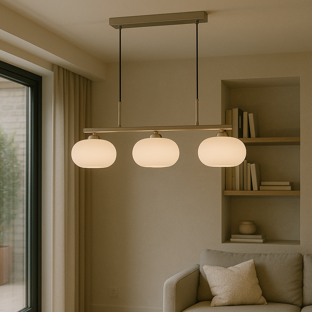 Bauhaus 3-Light Pendant Light for Kitchen Island-Lighting > Pendant Lights-casanuva-casanuva
