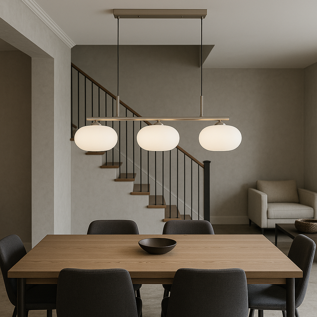 Bauhaus 3-Light Pendant Light for Kitchen Island-Lighting > Pendant Lights-casanuva-casanuva