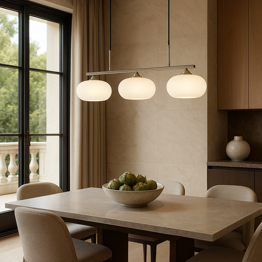 Bauhaus 3-Light Pendant Light for Kitchen Island-Lighting > Pendant Lights-casanuva-casanuva