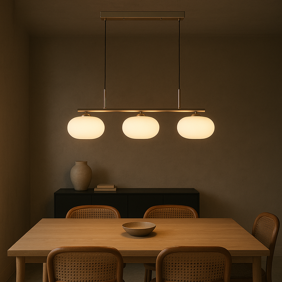 Bauhaus 3-Light Pendant Light for Kitchen Island-Lighting > Pendant Lights-casanuva-casanuva