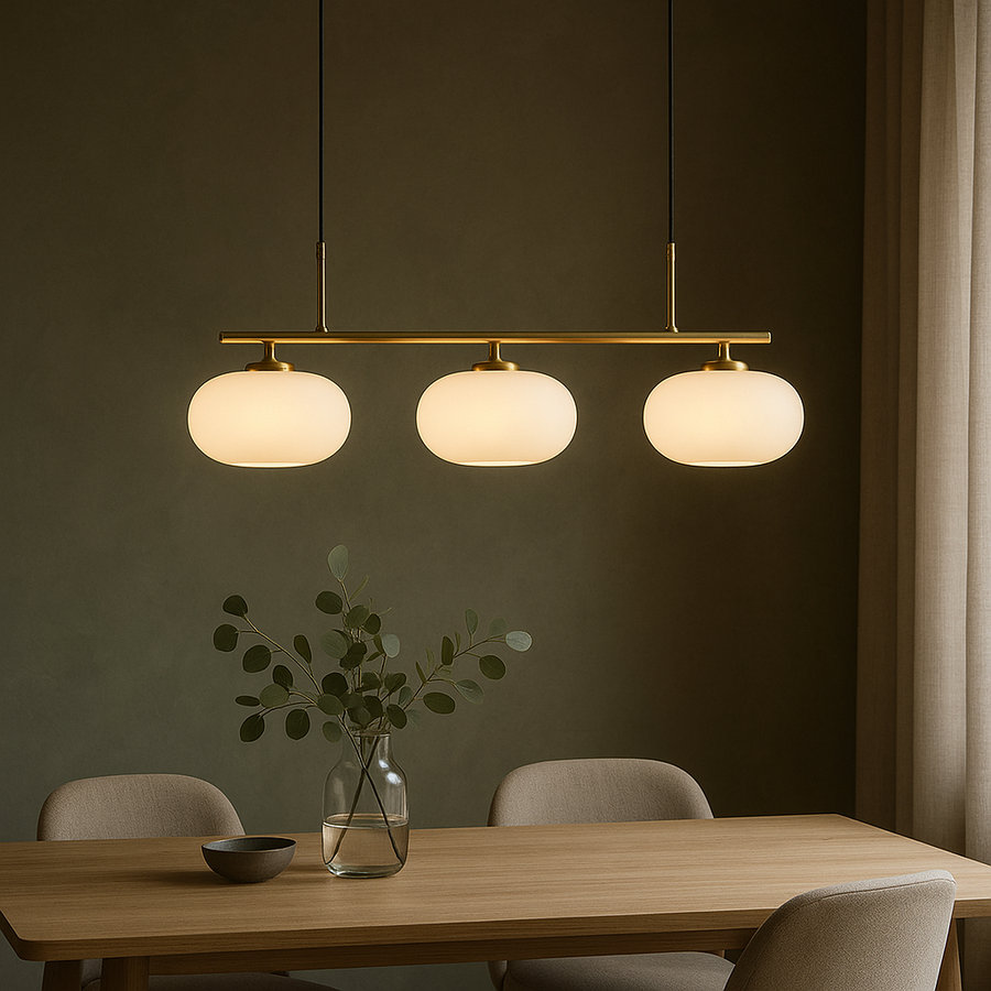 Bauhaus 3-Light Pendant Light for Kitchen Island-Lighting > Pendant Lights-casanuva-casanuva