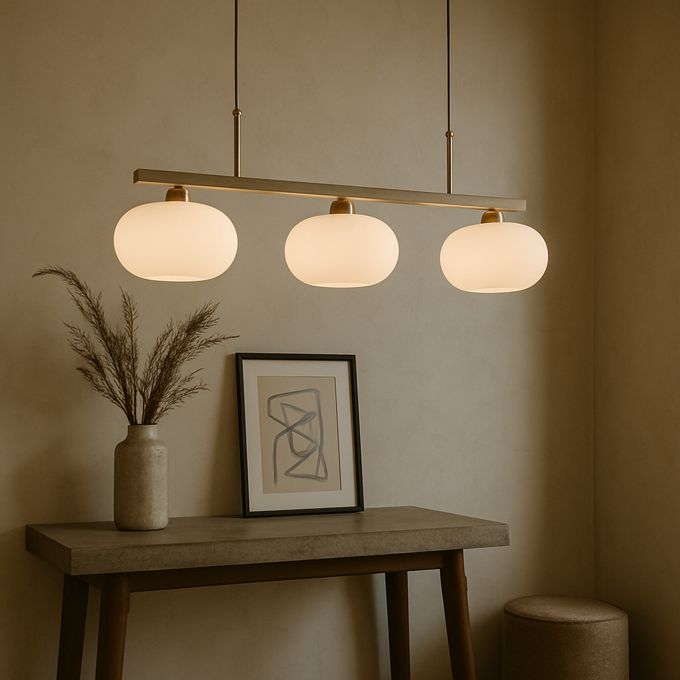 Bauhaus 3-Light Pendant Light for Kitchen Island-Lighting > Pendant Lights-casanuva-casanuva