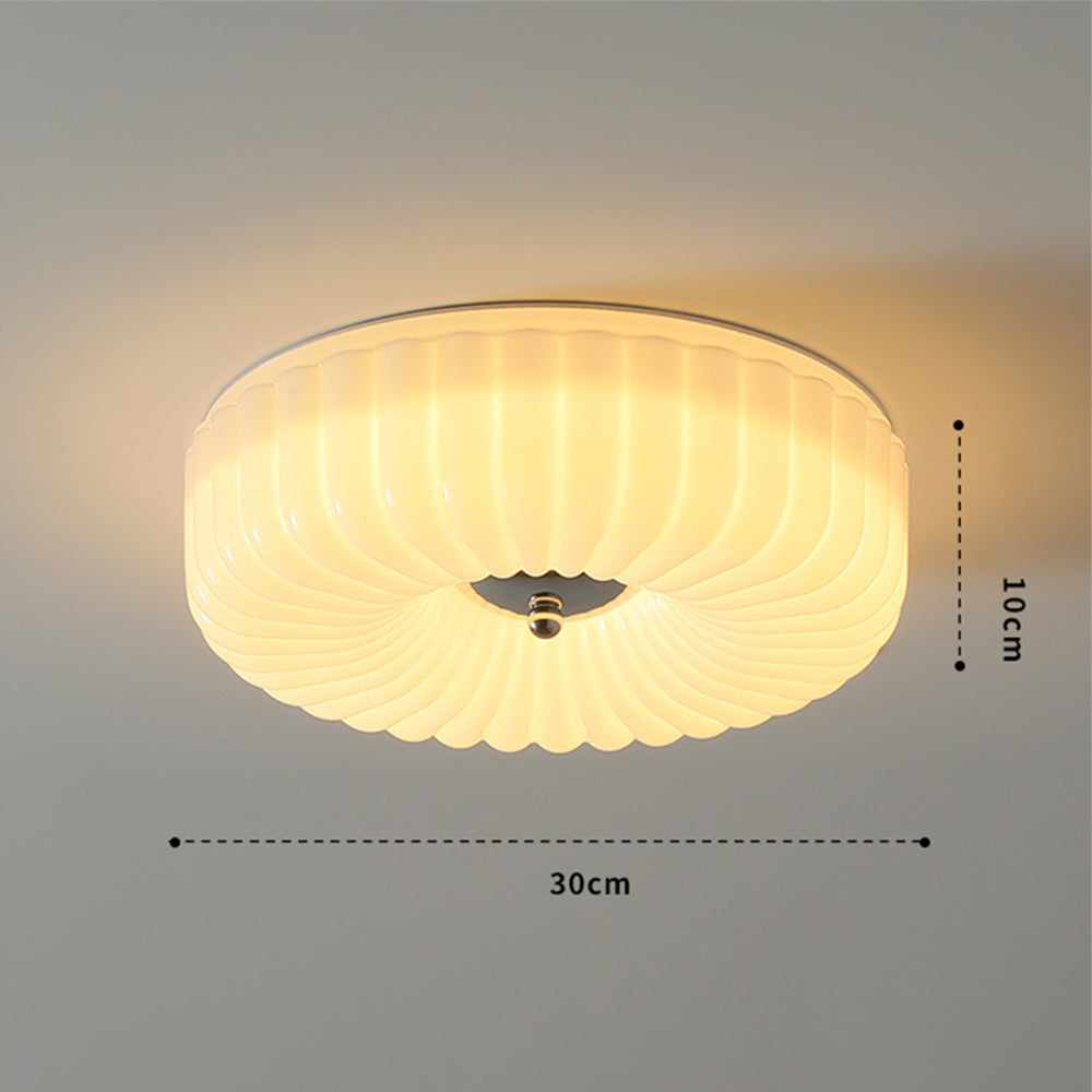 Bauhaus Cream Glass Ceiling Light Vintage Design-Lighting > Ceiling Lights-casanuva-casanuva