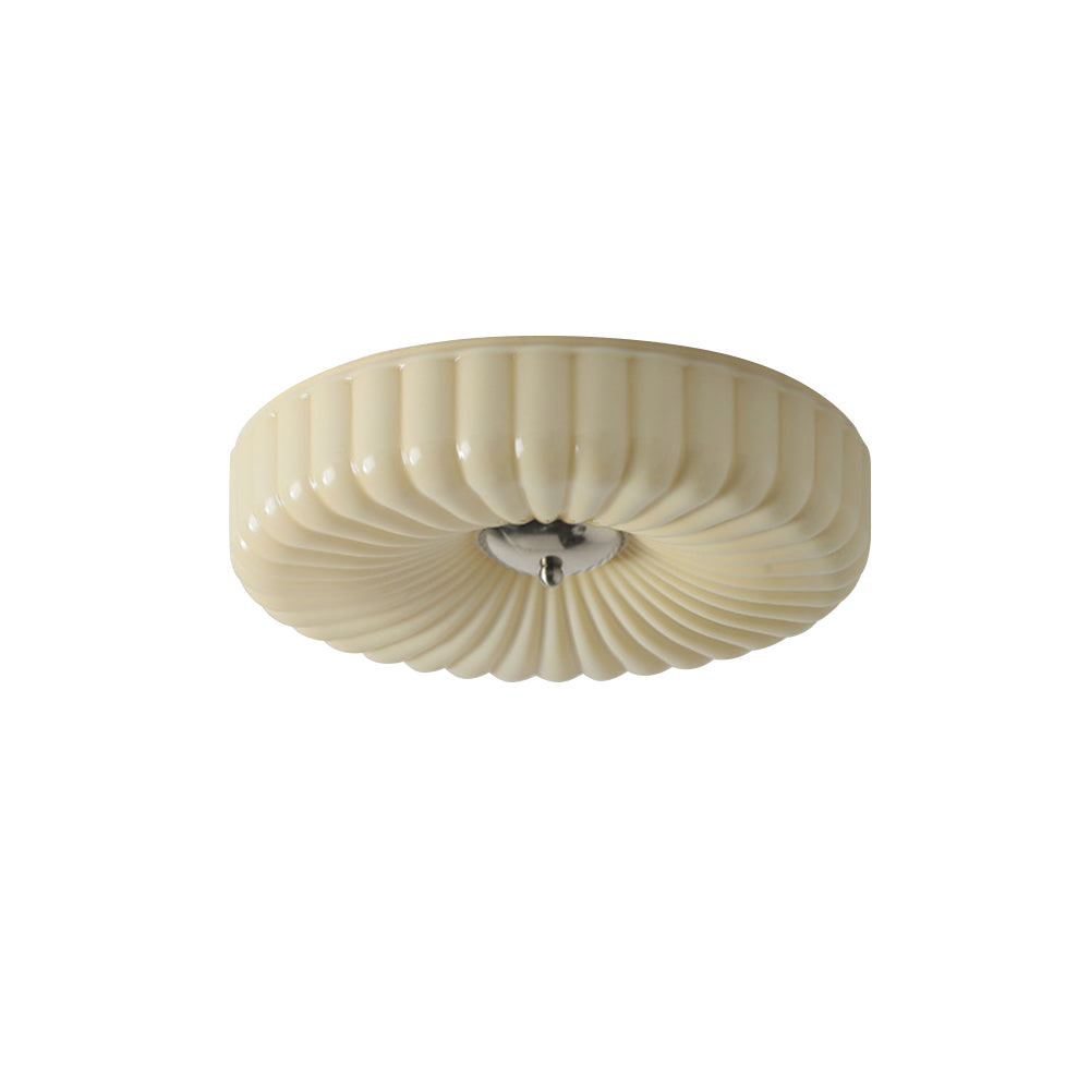 Bauhaus Cream Glass Ceiling Light Vintage Design-Lighting > Ceiling Lights-casanuva-casanuva