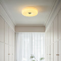 Bauhaus Cream Glass Ceiling Light Vintage Design-Lighting > Ceiling Lights-casanuva-Beige-D30*H10cm-Three-color Changing-casanuva