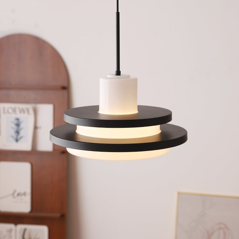 Bauhaus Double Layer Glass Pendant Light-Lighting > Pendant Lights-casanuva-casanuva
