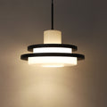 Bauhaus Double Layer Glass Pendant Light-Lighting > Pendant Lights-casanuva-casanuva