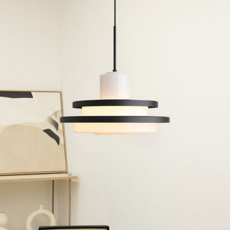 Bauhaus Double Layer Glass Pendant Light-Lighting > Pendant Lights-casanuva-casanuva