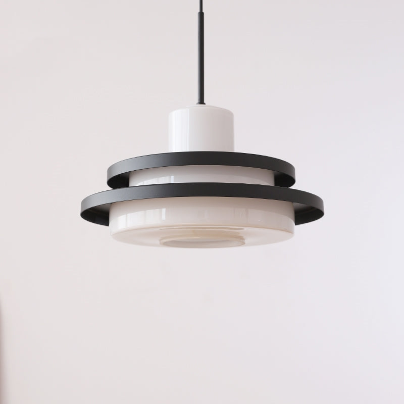 Bauhaus Double Layer Glass Pendant Light-Lighting > Pendant Lights-casanuva-casanuva