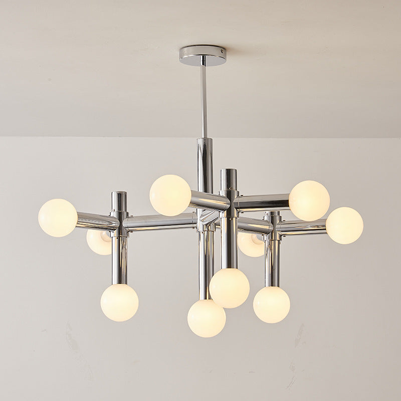 Bauhaus Metal Chandelier-Lighting > Chandeliers & Pendant Lights-casanuva-10 Bulbs-casanuva