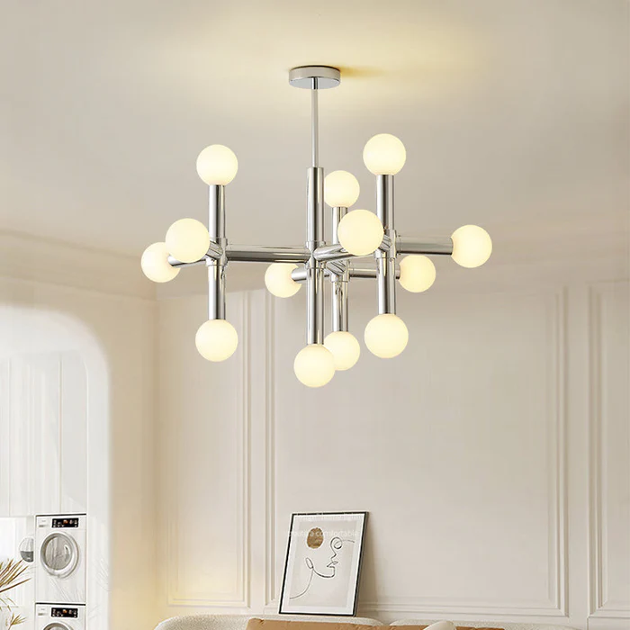 Bauhaus Metal Chandelier-Lighting > Chandeliers & Pendant Lights-casanuva-13 Bulbs-casanuva