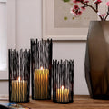 Black Iron Desk Candle Holder-Home Decor > Candle Holders-casanuva-casanuva