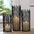 Black Iron Desk Candle Holder-Home Decor > Candle Holders-casanuva-casanuva
