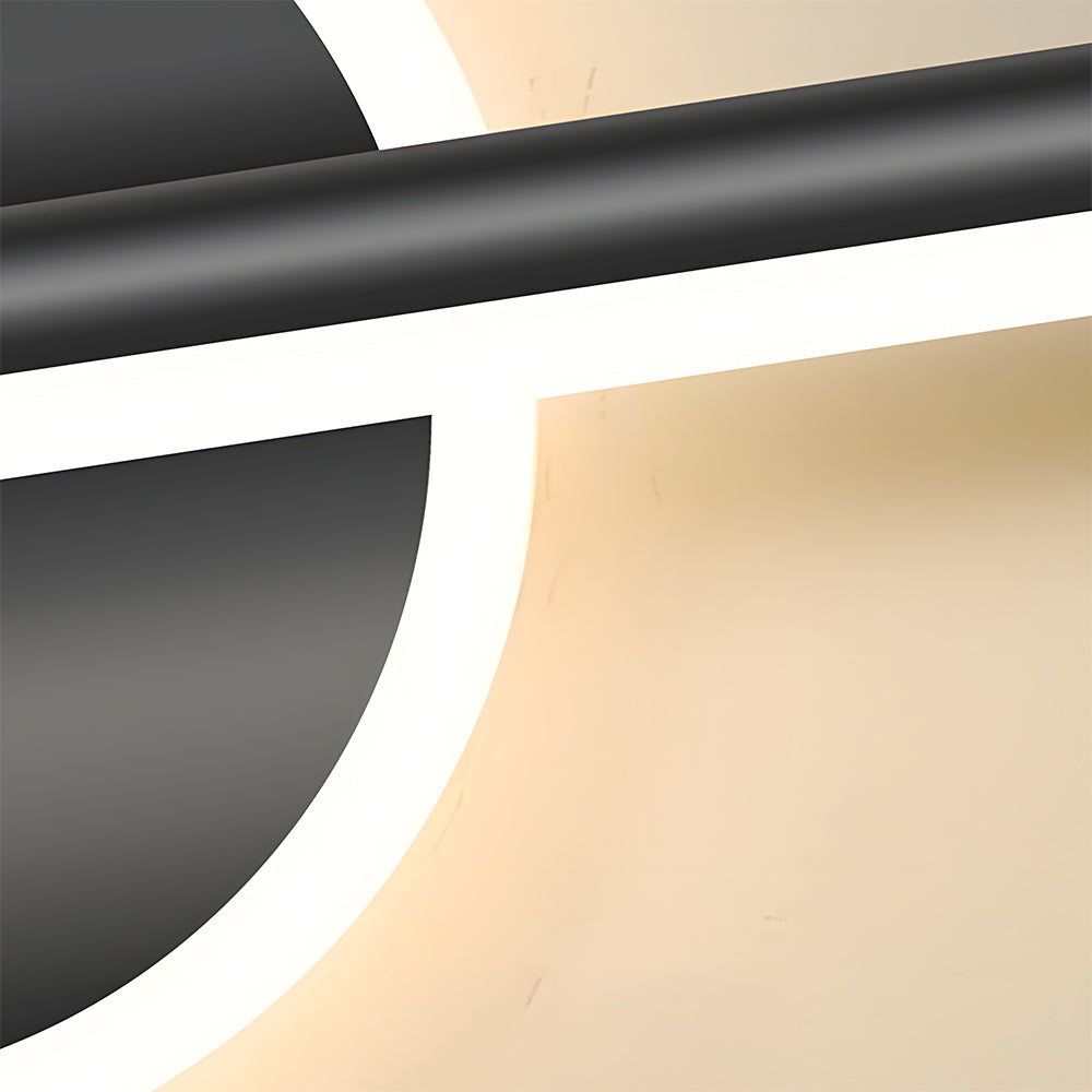 Black LED Vanity Light Fixture for Bathroom and Bedroom-Lighting > Wall Lights-casanuva-casanuva