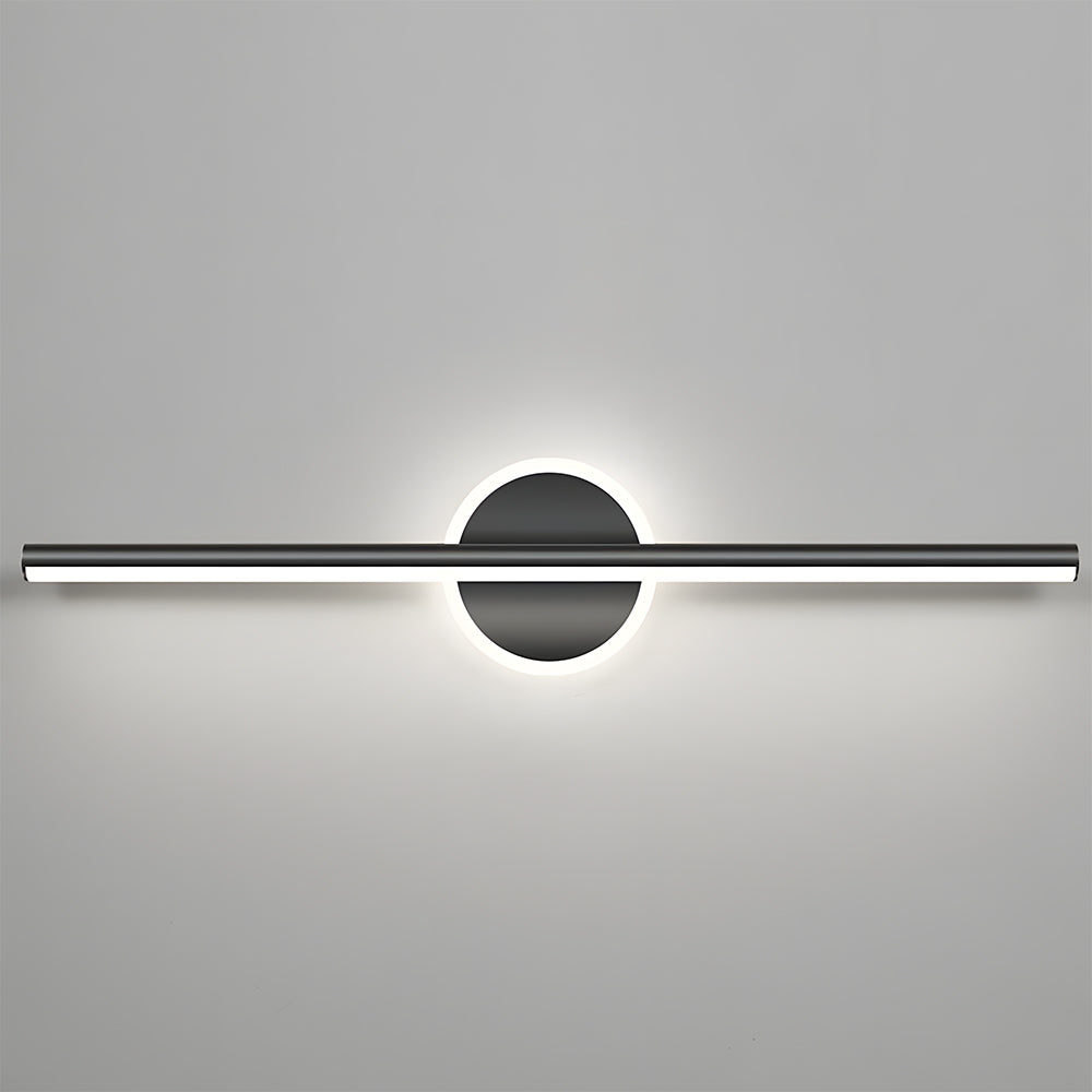 Black LED Vanity Light Fixture for Bathroom and Bedroom-Lighting > Wall Lights-casanuva-Black-L80cm(24W)-Cool White-casanuva