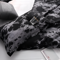 Black Marble Duvet Cover Set 3 Piece-Bedding & Bath > Bedding Sets-casanuva-casanuva