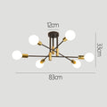 Black Nordic Ceiling Light-Lighting > Ceiling Lights-casanuva-casanuva