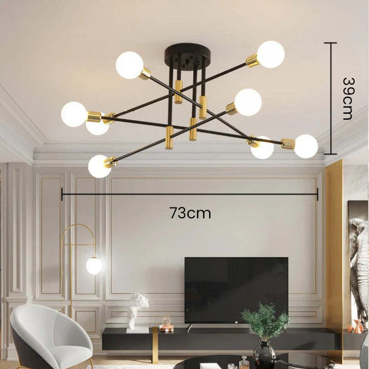 Black Nordic Ceiling Light-Lighting > Ceiling Lights-casanuva-casanuva