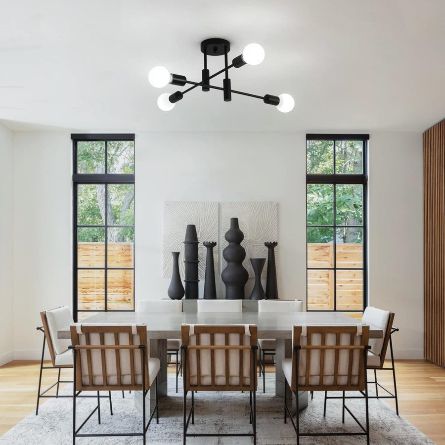 Black Nordic Ceiling Light-Lighting > Ceiling Lights-casanuva-casanuva