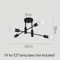 Black Nordic Ceiling Light-Lighting > Ceiling Lights-casanuva-casanuva