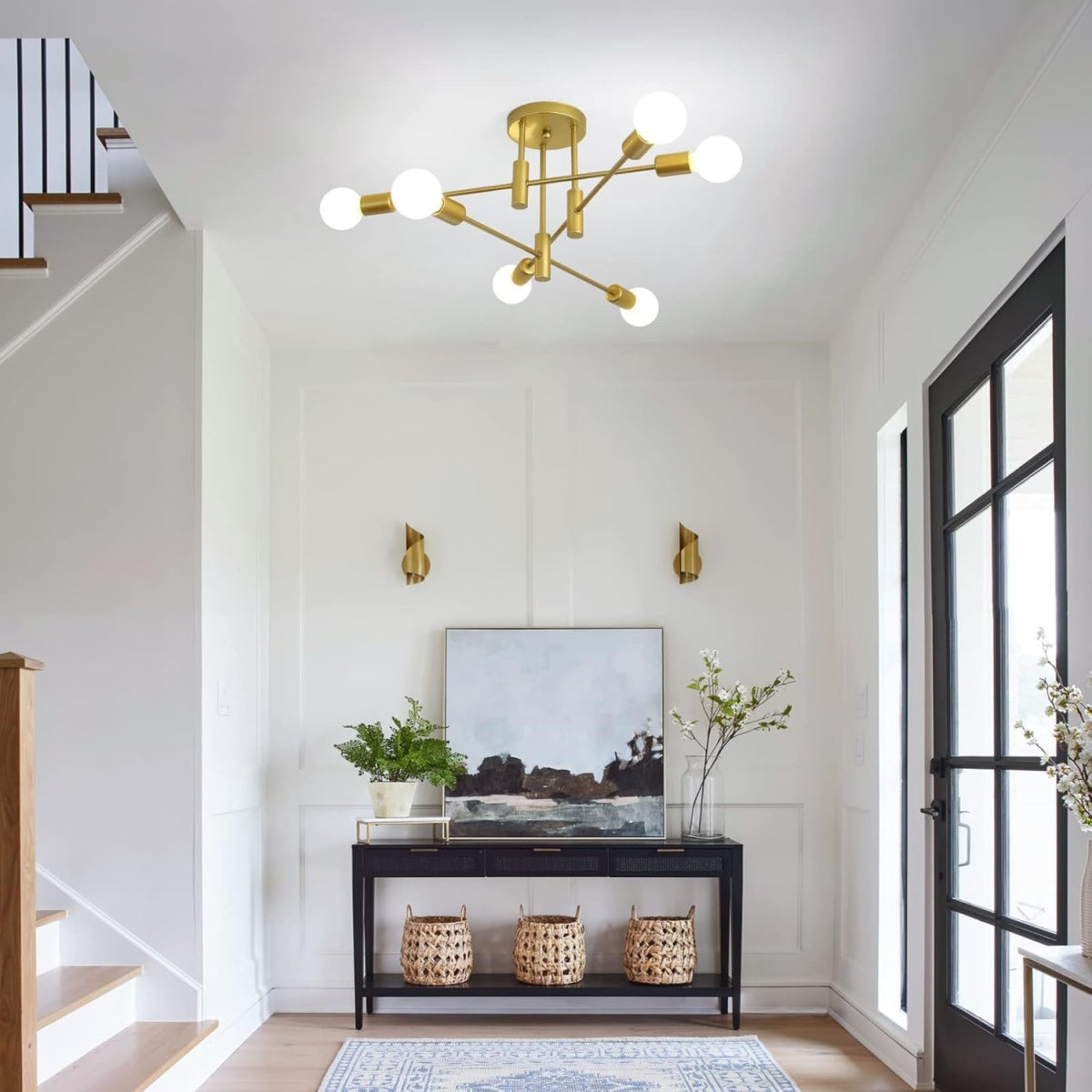 Black Nordic Ceiling Light-Lighting > Ceiling Lights-casanuva-casanuva
