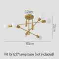 Black Nordic Ceiling Light-Lighting > Ceiling Lights-casanuva-casanuva