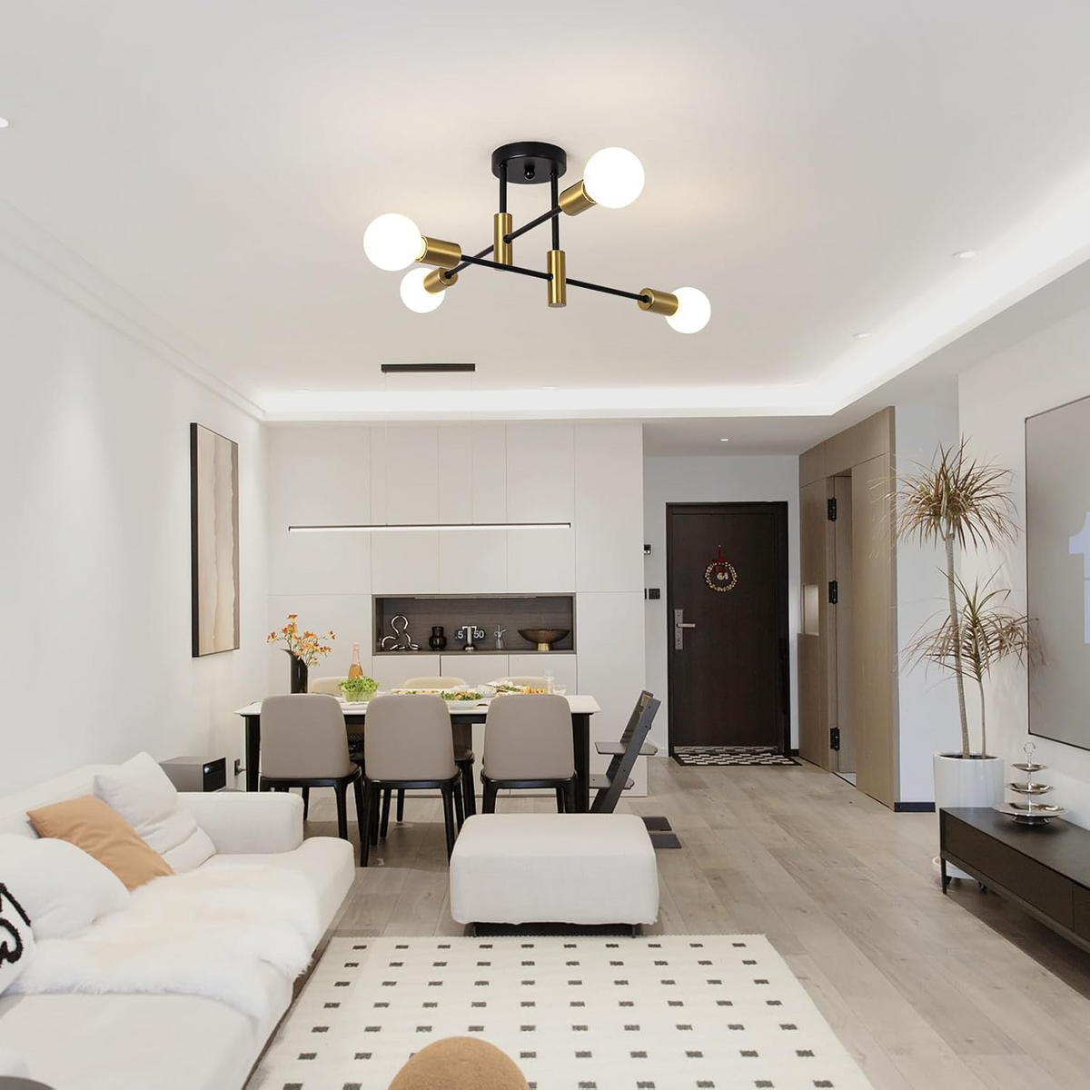Black Nordic Ceiling Light-Lighting > Ceiling Lights-casanuva-casanuva