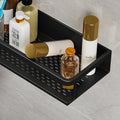 Black Shower Shelf Space-Saving Design-Bedding & Bath > Bathroom Accessories-casanuva-casanuva
