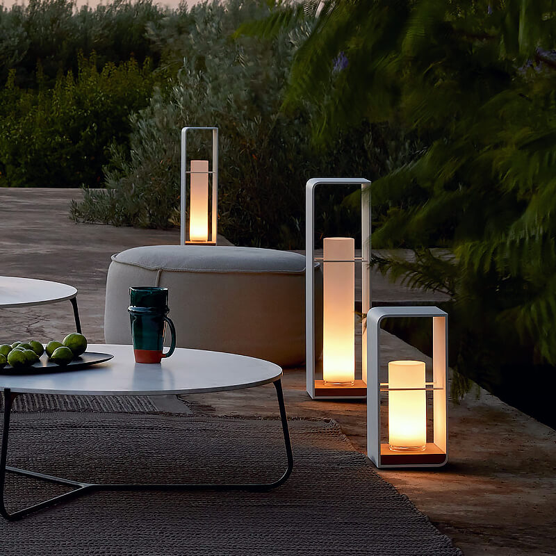 Black Solar Outdoor Lantern with Frosted Glass-Lighting > Outdoor Lighting-casanuva-casanuva