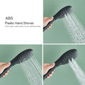 Black Wall Faucet with Hand Shower and Mixer-Bedding & Bath > Bathroom Accessories-casanuva-casanuva