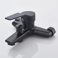 Black Wall Faucet with Hand Shower and Mixer-Bedding & Bath > Bathroom Accessories-casanuva-casanuva