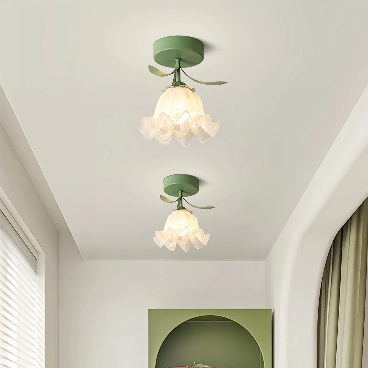 Blooming Lily Flower Ceiling Light-Lighting > Chandeliers & Pendant Lights-casanuva-casanuva