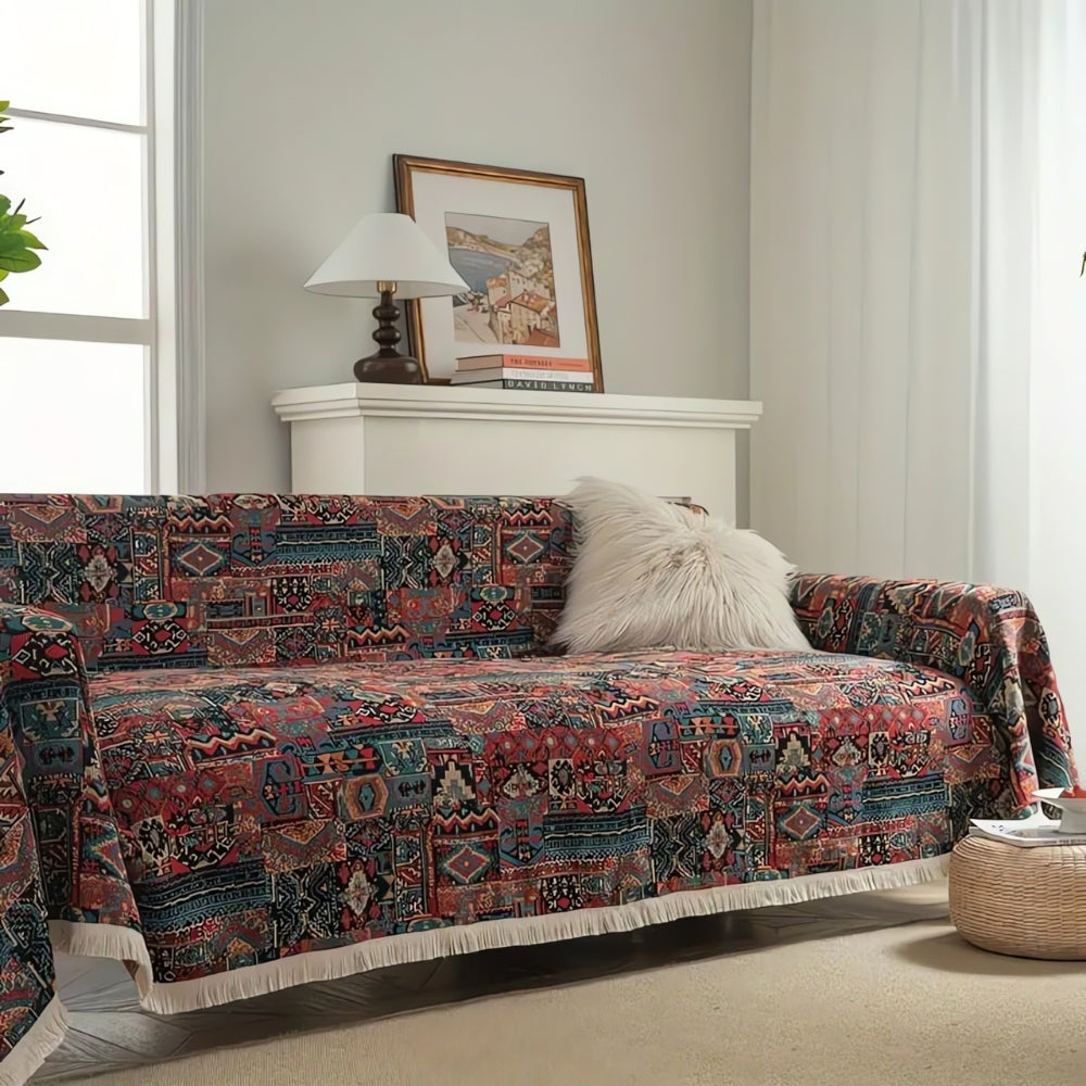 Bohemian Sofa Cover Washable Stretch Fabric-Covers & Textiles > Sofa Covers-casanuva-casanuva
