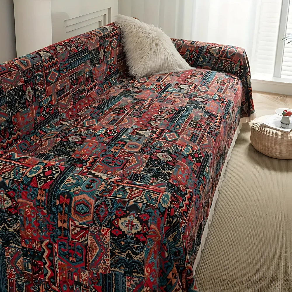 Bohemian Sofa Cover Washable Stretch Fabric-Covers & Textiles > Sofa Covers-casanuva-casanuva