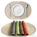 Boho Placemat Set Handmade Woven Table Mats Sustainable Dining Decor-Kitchen & Dining > Placemats-casanuva-casanuva
