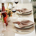 Boho Placemat Set Handmade Woven Table Mats Sustainable Dining Decor-Kitchen & Dining > Placemats-casanuva-casanuva