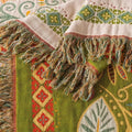 Boho Reversible Blanket Autumn Leaf Design-Bedding & Bath > Blankets-casanuva-casanuva