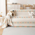 Boho Sofa Cover Washable Stretch Fabric-Covers & Textiles > Sofa Covers-casanuva-White-71"x71"-casanuva