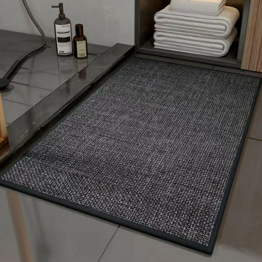Braided Non-Slip Bath Mat-Bedding & Bath > Bath Mats-casanuva-Ash Gray-18"x27.5"-casanuva