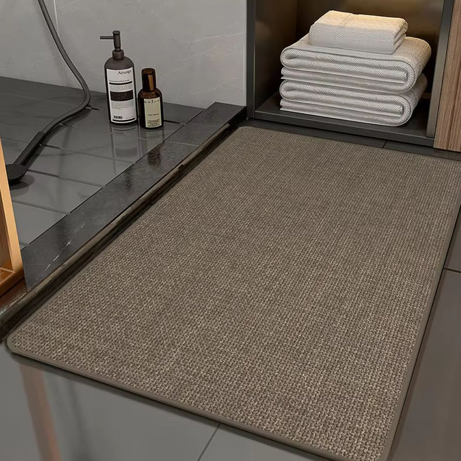 Braided Non-Slip Bath Mat-Bedding & Bath > Bath Mats-casanuva-Sandstone Beige-18"x27.5"-casanuva