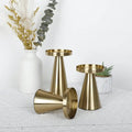Brass Candle Holders Set of 3-Home Decor > Candle Holders-casanuva-casanuva