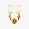 Brass Deer Head Wall Light Fixture-Lighting > Wall Lights-casanuva-casanuva