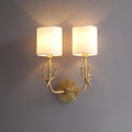Brass Deer Head Wall Light Fixture-Lighting > Wall Lights-casanuva-28cmx39cm-Brass-casanuva