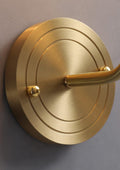 Brass Deer Head Wall Light Fixture-Lighting > Wall Lights-casanuva-casanuva