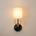 Brass Deer Head Wall Light Fixture-Lighting > Wall Lights-casanuva-casanuva