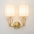 Brass Deer Head Wall Light Fixture-Lighting > Wall Lights-casanuva-casanuva