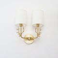 Brass Deer Head Wall Light Fixture-Lighting > Wall Lights-casanuva-casanuva